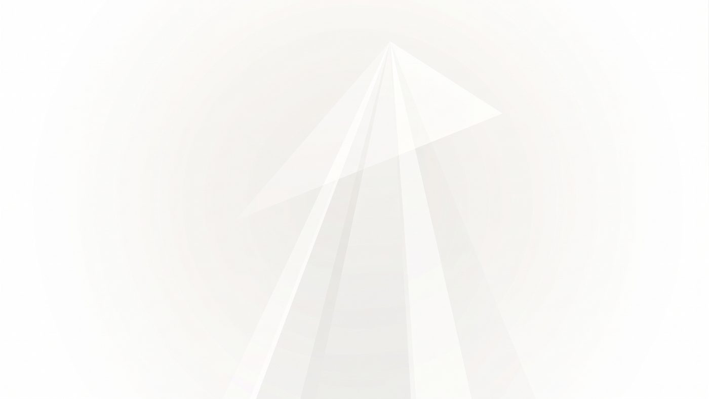 An arrow receding into the distance